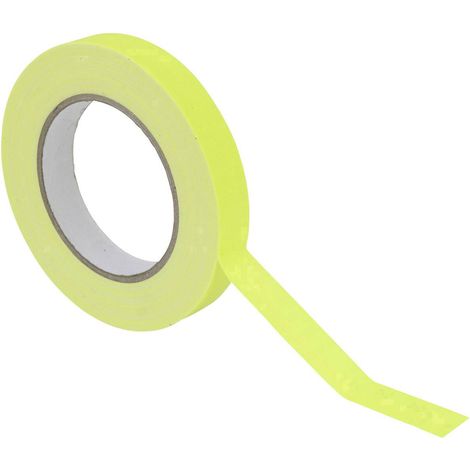 Bande adhésive jaune fluorescent (L x l) 2500 cm x 1.9 cm X866731 (1/3)