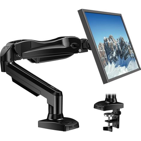 Monitor Halterung Gasfeder für 13-32 Zoll Bildschirme VESA 75 100 Schwarz (1/5)