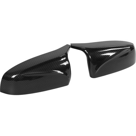 Schutzkappen für Außenspiegel, wasserdicht, Ersatzteil für E70 X5 2007-2013, Carbon-Optik. (1/5)
