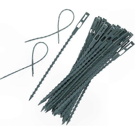 Lot de 400 attaches de jardin flexibles, 17,5 cm, liens réglables pour plantes, supports de tuteurage et fixation des végétaux (1/5)