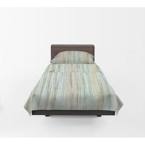 Parure de Lit avec 1 Drap Housse 90x200 Coton 100% Percalle Certifié OekoTex Frais Respirant Surmatelas Haut 30 cm, 1 Taie Oreiller 50x80 et 1 Drap Plat 160x280 pour Linge de Lit (1/5)