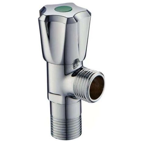 Vanne Triangulaire d'Arrêt d'Eau Froide et Chaude pour Évier - Valve d'Angle