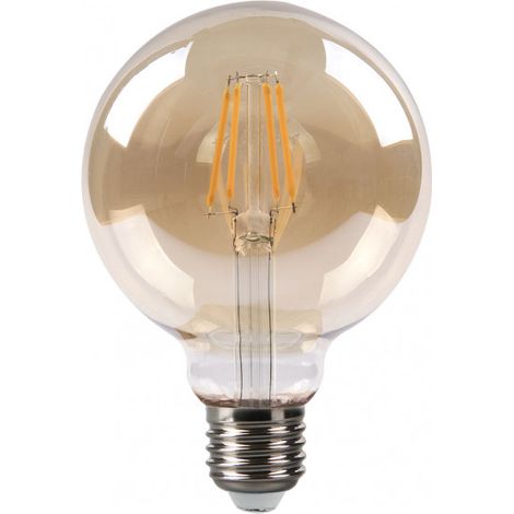 Bombilla filamento globo 8 W 750 lm E27 ámbar 2700 K (1/2)