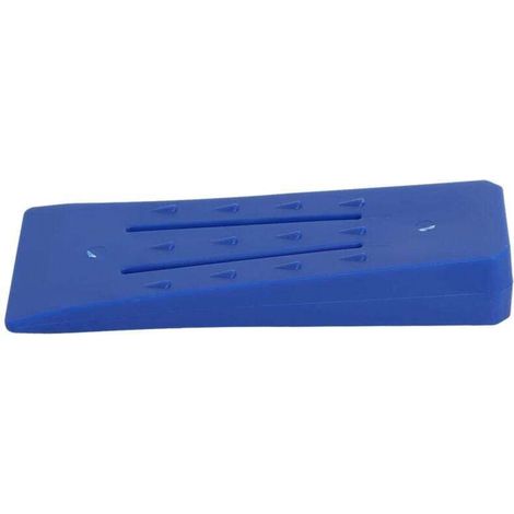 Cunei da abbattimento da 6 pollici, attrezzi in plastica per il taglio degli alberi, per guidare e stabilizzare l'albero, set di 3 cunei per abbattimento con motosega, blu