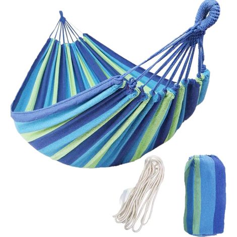 L70ABL Große, robuste XXL-Hängematte für 1 Person, 200 x 80 cm, 200 kg (1/5)