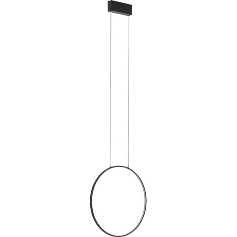 Suspension anneau LED noir 3000K Ø45 Nowodvorski Circolo (1/5)