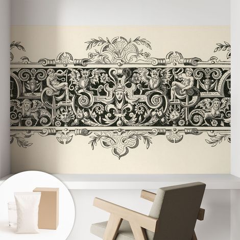 Papier peint intissé mural avec imprimé pour décoration pour salon pour chambre à coucher pour entrée Motifs mythologiques 104x70 cm (1/5)