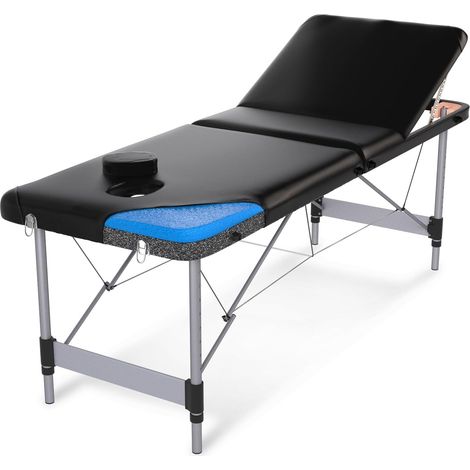 Fenixshop24 Lettino Massaggio Professionale 3 Zone in Alluminio, Pieghevole e Regolabile – Cod 010 (1/5)