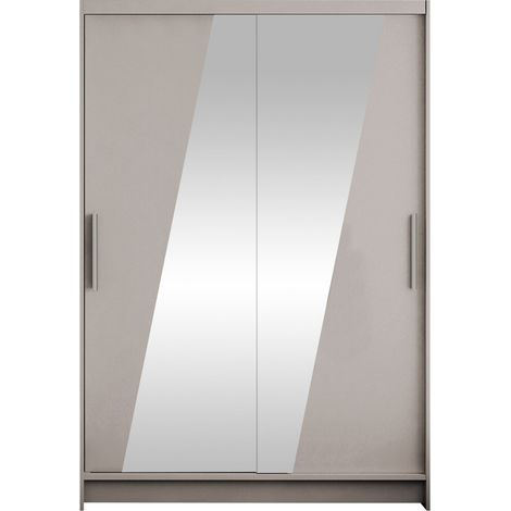 Armario Closico Pacron VIII, Cachemira, 200x120x58cm, Puertas de armario: Correderas, Número de estantes: 5