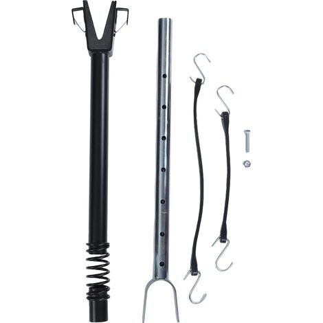 Support de moteur hors-bord Aluminium Réglable Amortisseur de chocs Protection de tableau arrière pour remorque robuste (1/5)