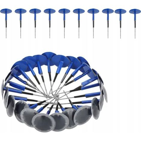 6mm Reifenspikes mit Patch - 10 Stk