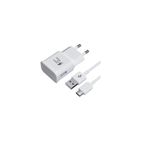 Chargeur Rapide pour Samsung Téléphone, Chargeur Rapide Adaptatif Chargeur USB Mâle avec Câble de Charge USB Type C Compatible avec Galaxy A13 5G, S10, S9, S8 Plus, A51, A52, A53 5G, A33, A40, A30 (1/5)