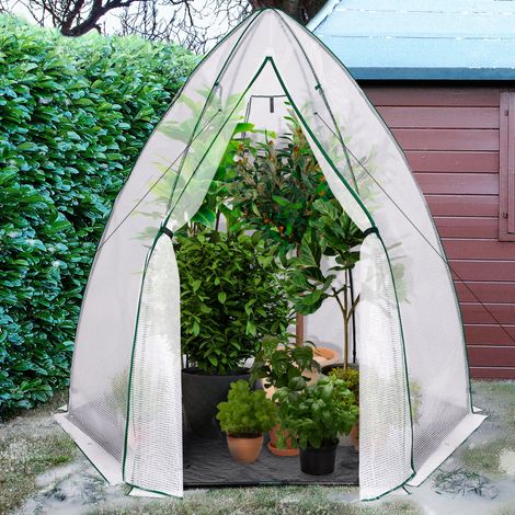 Invernadero maxi cúpula tamaño 250 x 250 x 200 cm balcón y terraza