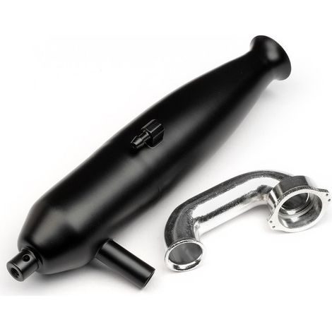Black Exhaust Pipe & Manifold .28