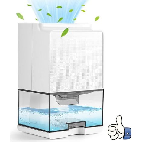 1000ml Home Dehumidifier, Air Dehumidifier, Auto Shut-Off, Auto Defrost and Quiet (1/5)