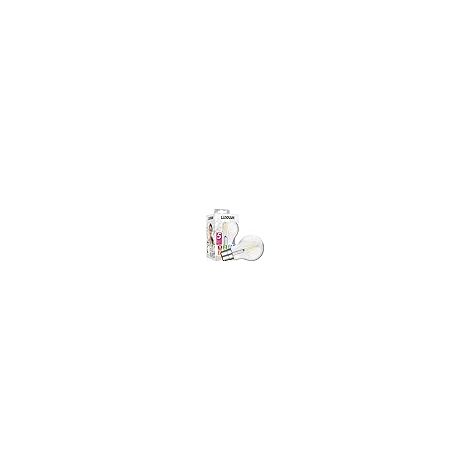 Luxram 763113253 Valore Classic LED GLS B22d Dimmerabile 230V 8W Bianco caldo 2700K, 806lm, Clear Finitura