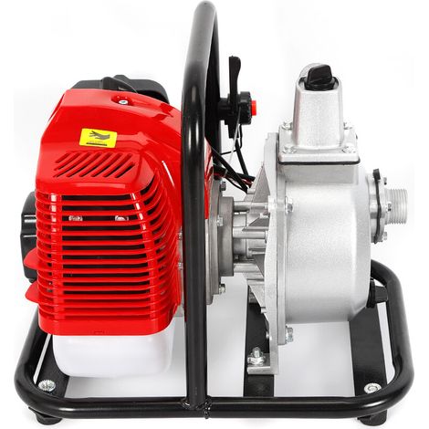 Gartenpumpe Teichpumpe Benzin Benzinmotor Wasserpumpe Brunnen Teich Pumpe 8100L/h 43cc Motorpumpe