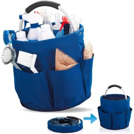 Storage box for cleaning utensils, small garden tools or tools,Blue,S rangement universel-4cm,2826.5cm (1/5)