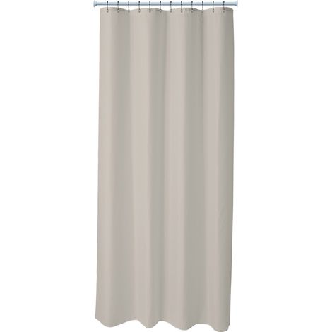 Rideau de douche uni en polyester (1/5)