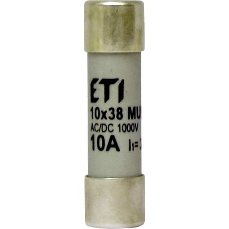 ETI 002625403  Multimetersicherung (Ø x L) 10.30 mm x 38 mm 8 A 1000 V  Inhalt 1 St.