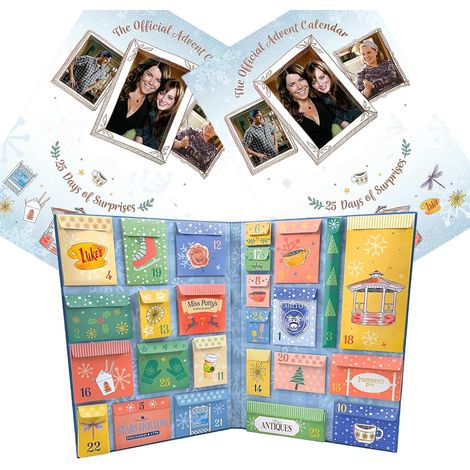25-tägiger Weihnachtskalender mit Sammeldekorationen, Feiertagskalender für Gilmore Girls-Fans (1/5)