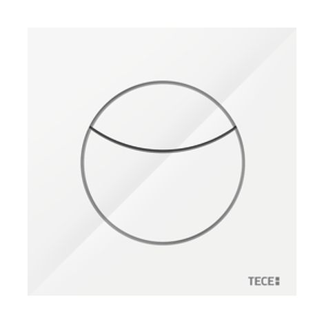 TECE TECEflushpoint Accionamiento remoto neumático para doble volumen, Juego de obra fina, con embellecedor cuadrado, Blanco, 9240978