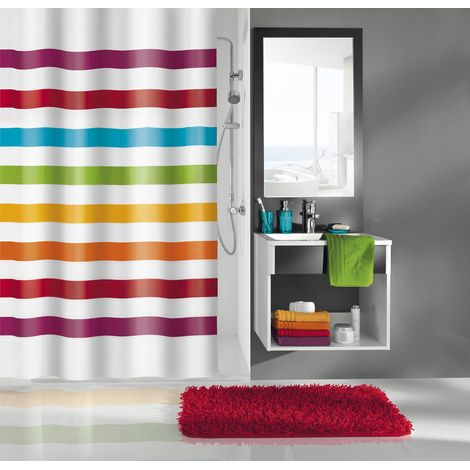Kleine Wolke - Tenda Doccia, 180 x 200 cm, 100% Poliestere, Multicolore