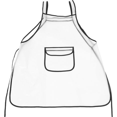 Waterproof TPU Semi-Transparent Apron for Catering, Secure Fit, Unisex, Lightweight and Oil-Resistant, for Men and Women at Work (1/5)