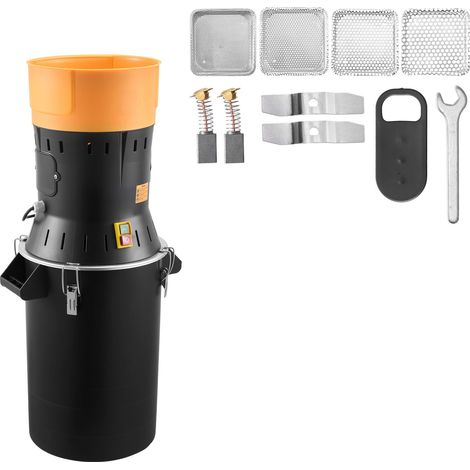 Moulin à grains électrique 600W, broyeur commercial pour épices, céréales, café, maïs et poivre. Lames galvanisées tranchantes, capacité 25L pour poudre fine. (1/5)