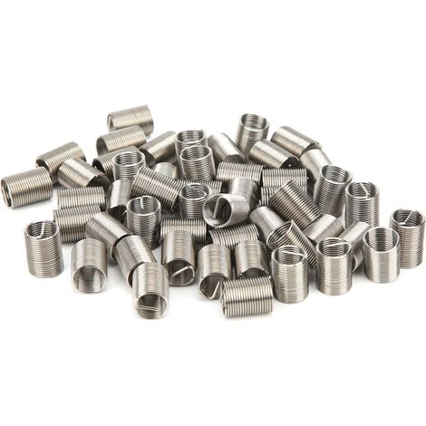 50 Pièces Douilles Filetées Mâle Femelle Réductrices, Écrous de Réparation en Acier Inoxydable, Fixations M10x1x2.5D (1/5)