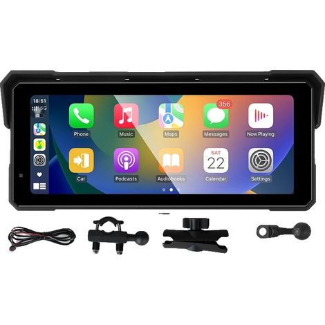 Sistema di navigazione GPS, design impermeabile, connettività wireless, 8.1 NO DVR, Nessuno (1/2)