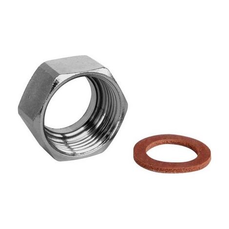 DADO IN OTTONE PER TUBI FLESSIBILI ACQUA 1/2 MARAL