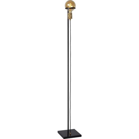 Lampadaire métal Lucide Ottelien noir E27 60W 163cm (1/5)