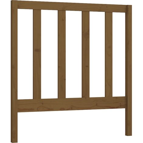Maison Exclusive - Kopfteil Honigbraun 95x4x100 cm Massivholz Kie