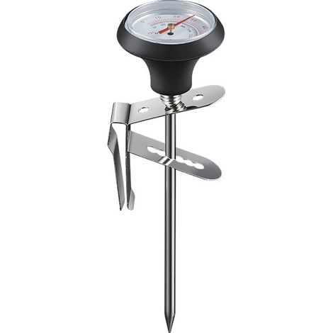 Thermomètre à café pour faire mousser le lait, 1 pièce, thermomètre à aiguille portable en acier inoxydable, cadran analogique sans pile, pour lattes maison et usage en cuisine (1/5)