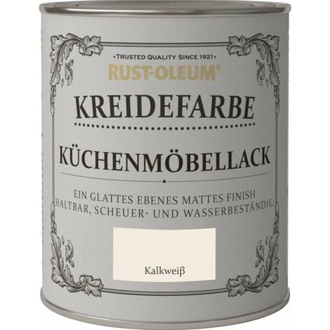 Rust-Oleum Kreidefarbe Küchenmöbellack 750 ml kalkweiss