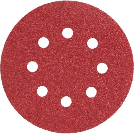 Disque abrasif - Radix - Pro - Velcro 125 mm - P40 - 8 trous (50 pcs) (1/2)