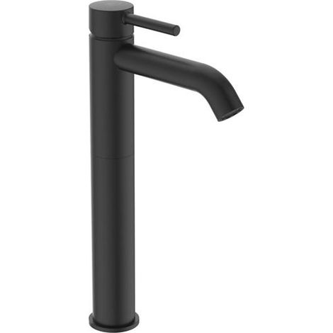 IS WT-Armatur Ceraline con support con prolunga senza scarico, estruso, 150 mm, nero seta