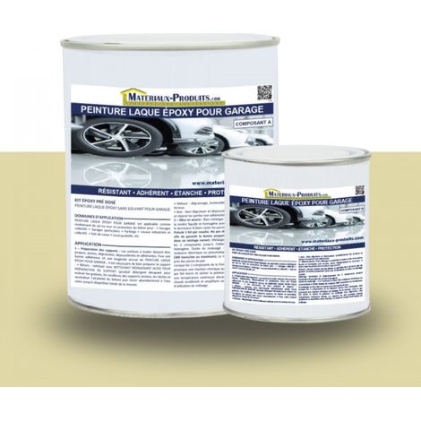 Peinture Laque Epoxy pour Garage - 2.5 Kg Ivoire - MATPRO (1/5)