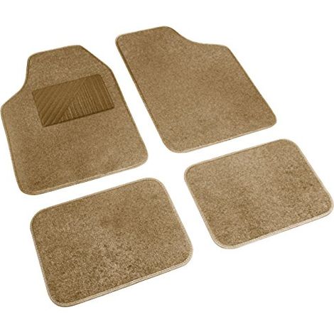 Cosmo, serie tappeti in moquette universali, 4 pz - Beige (1/4)