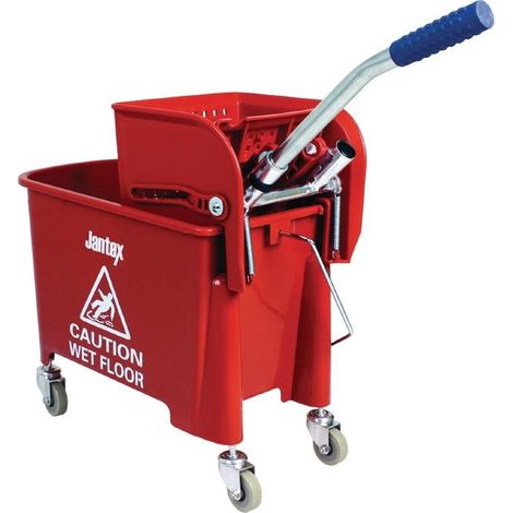 Seau essoreur Jantex Kentucky rouge - 20 L (1/4)