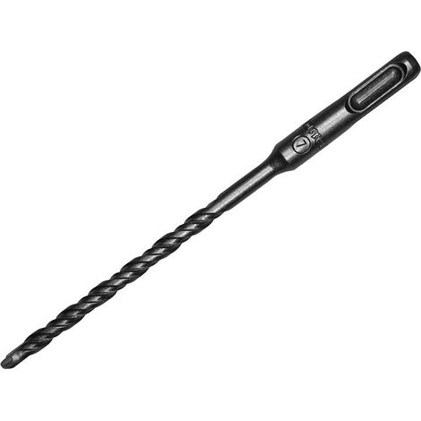 Starrett SDS Plus 2-Point Drill Bit, 7 x 160mm, Heavy-Duty Masonry Drill Bit for Concrete and Brick, Model STRKBPS07B