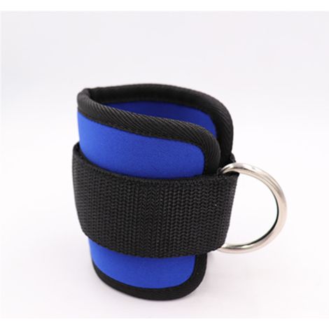 Sangles de pied Anneau en D Menottes de pied Entraîneur de jambe rembourré taille unique (1/4)