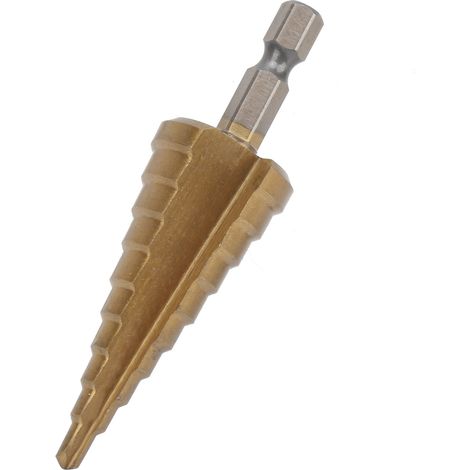 Foret étagé multifonctionnel Pagode en acier rapide, outil de perçage conique (4 mm à 22 mm) (1/5)