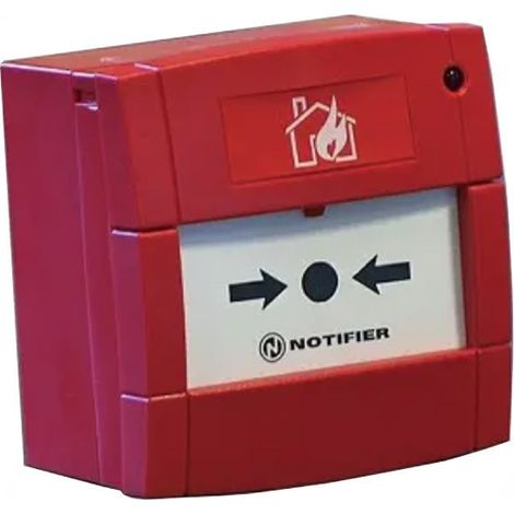 Pulsante Indirizzato Rottura Vetro Iso. Rosso (Notifier Cod. M5Arp02Sgn02601)