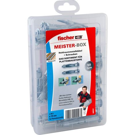 Fischer Meister-Box con HM + tornillos (50 piezas) - 558327 (1/4)