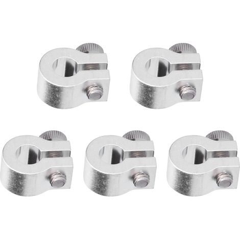 5 Stück Auspuffschellen aus Aluminiumlegierung, robust, mit Stumpfverbindung, schmalbandig, für Autos (1/5)