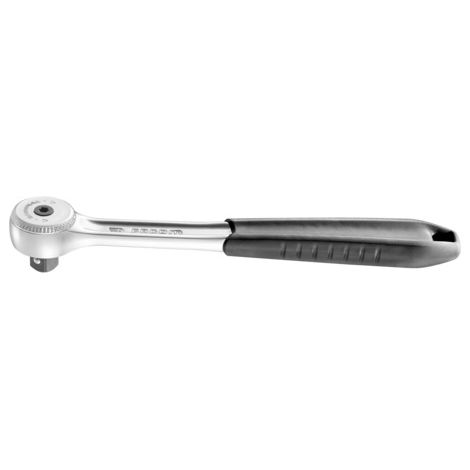 Facom – Cliquet 1/2' standard – Mécanisme 72 dents à reprise 5° – Poignée élastomère résistante aux solvants – Tête ultra-compacte (1/7)