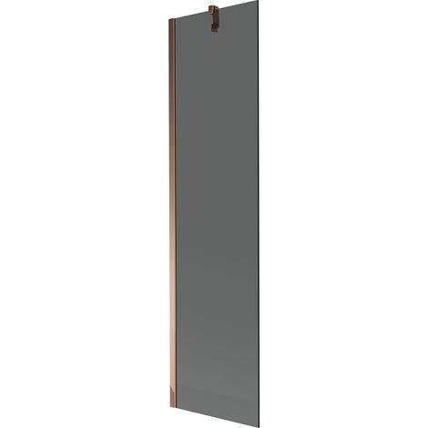 Mexen Next paravento da bagno 1-anta 50 x 150 cm, grafite, oro rosa - 895-050-000-00-40-60 (1/5)