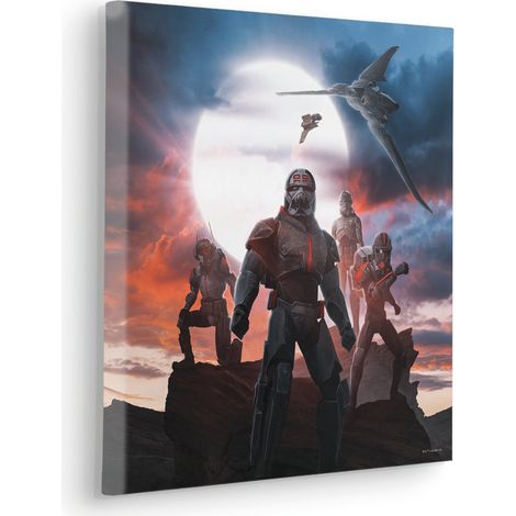Tableau mural Star Wars Bad Batch Strong Team 40x40 cm (1/5)